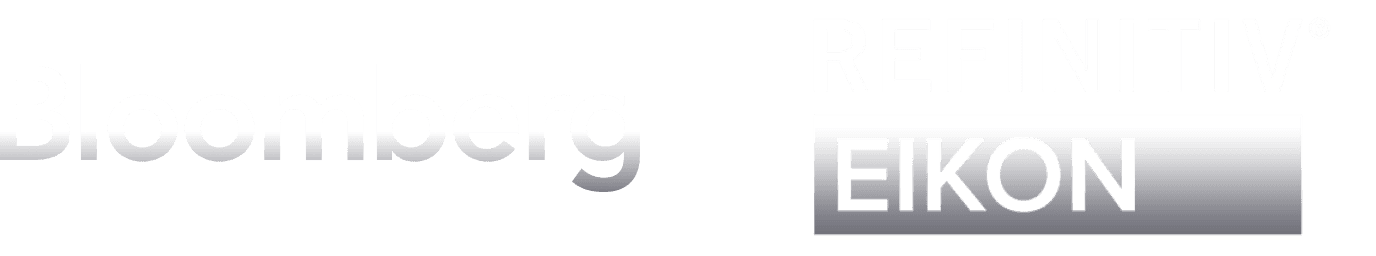 Bloomberg and Refinitiv Eikon